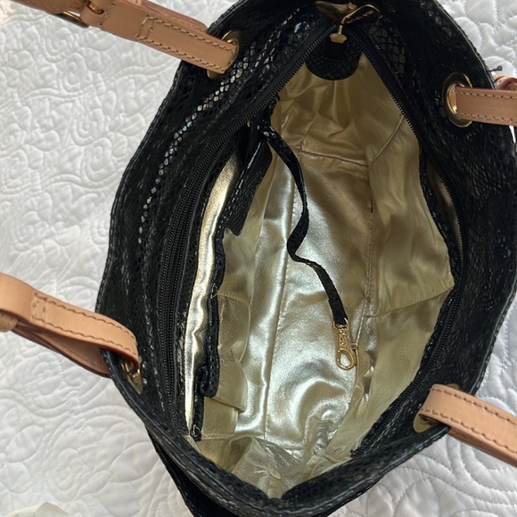 Michael Kors black snakeskin handbag - Picture 4 of 4